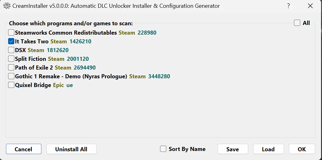 Инструкция по разблокировки DLC для лицензионных игр, CreamAPI